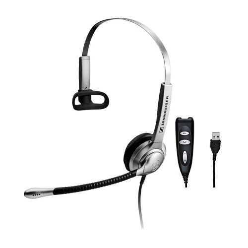 Sennheiser SH 338 USB Over the Head Monaural Wide Band Headset (504178)  -  Requires Easy Disconnect Cable