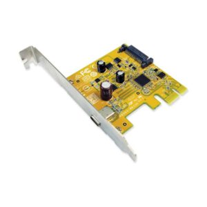 Sunix USB2311C one USB 3.1 Enhanced SuperSpeed Type-C Single port PCI Express Host Card (NO cable including in)