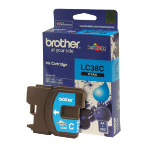 Brother LC-38C Cyan Ink Cartridge- to suit DCP-145C/165C/195C/375CW