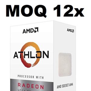 (MOQ 12x If Not Installed On MBs) AMD Athlon 200GE