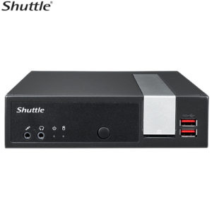 Shuttle DL20N Slim Mini PC 1.35L - Fanless 3xDisplays Jasper Lake N4505