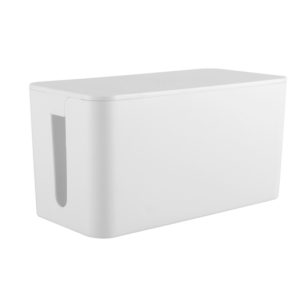Brateck Cable Management Box (Small) Material: Polystyrene(PS)   Dimensions 23.5x11.5x12cm -- White