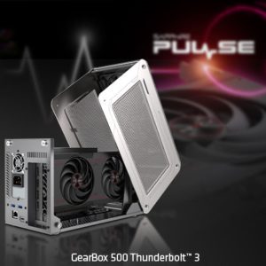 SAPPHIRE GEARBOX 500 Thunderbolt 3 eGFX External Enclosure Compatible With PCIe 3.0 X16 nVidia & AMD GPUs