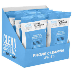 Case-Mate Cleanscreenz Wipes - Cleansing Phone Wipes - 20 Pack - Clear (CS043136)