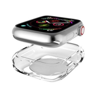 Cygnett Apple Watch 6/SE/5/4 Slim Protective Bumper Case 44mm - Clear (CY2781CPAEG)