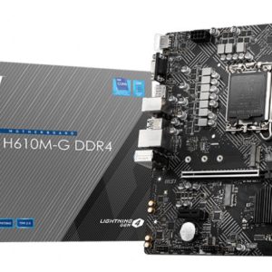 MSI PRO H610M-G DDR4 Intel LGA 1700 mATX Motherboard 2x DDR4~64GB