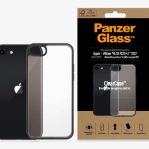 PanzerGlass Apple iPhone SE (2nd Gen) and iPhone 8/7 ClearCase - Black Edition (0227)