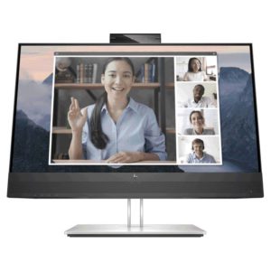 HP E24mv G4, 23.8" FHD, VGA,DP,HDMI,Webcam,Spkrs,Tilt, Swivel,H/Adjust
