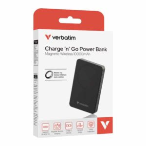 Verbatim Power Bank Magnetic Wireless 10,000mAh Basic - Black