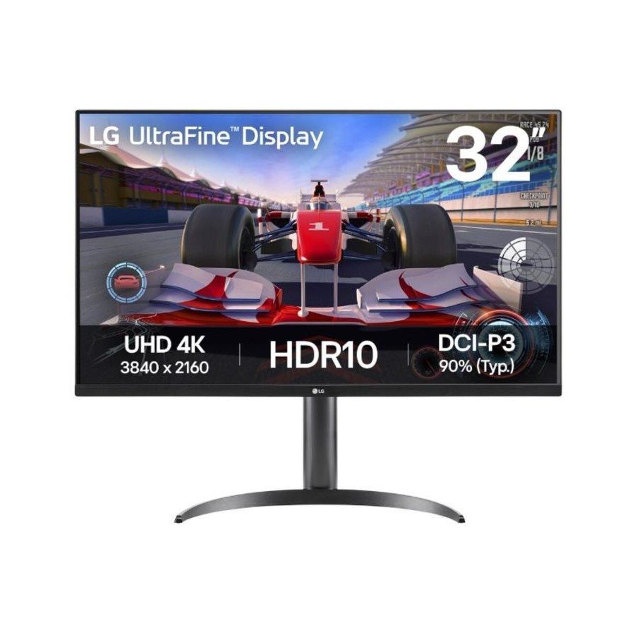 LG UltraFine 32" UHD Monitor, 2xHDMI, DP, Tilt, Pivot, H/Adjust
