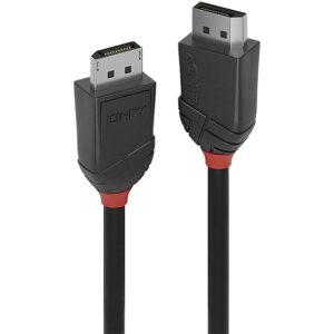 Lindy 36492 2M Display Port 1.2 Cable, Black Line