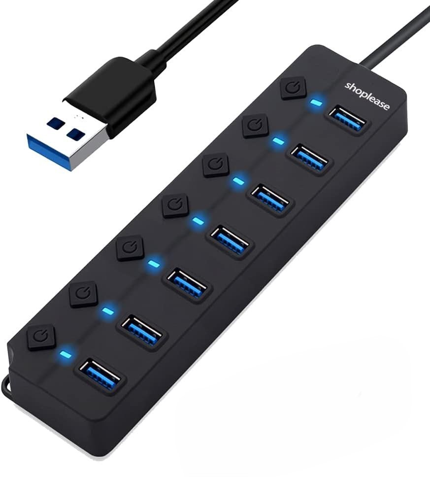 7 Port USB 3.0 Hub