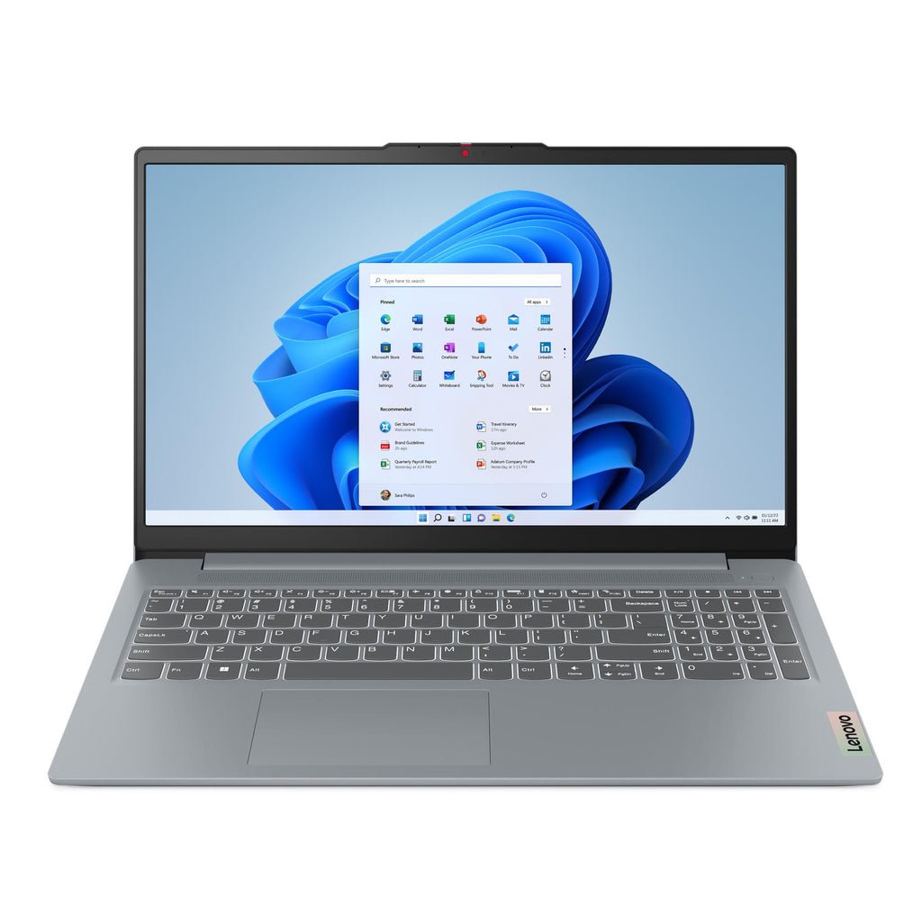 Lenovo IdeaPad Slim 3,AMD R5-7520U, 8GB, 512GB SSD,15.6" FHD, Win11Pro, 1Yr