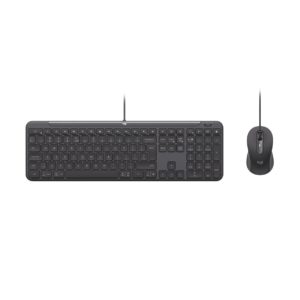 Logitech 920-013351 MK620 Signature Slim Wired Combo for Business,Graphite