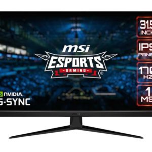 MSI G321Q WQHD 32" Flat IPS LCD Monitor,HDMI,DP,170Hz,Tilt,VESA