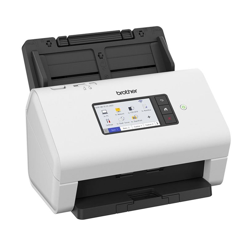 Brother Advanced Document Scanner,High Speed 60ppm, Network,10.9cm Touch,WiF