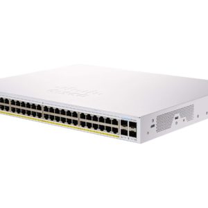 Cisco CBS250-48P-4G 48xGbE PoE+ Switch, 370W, 4xSFP