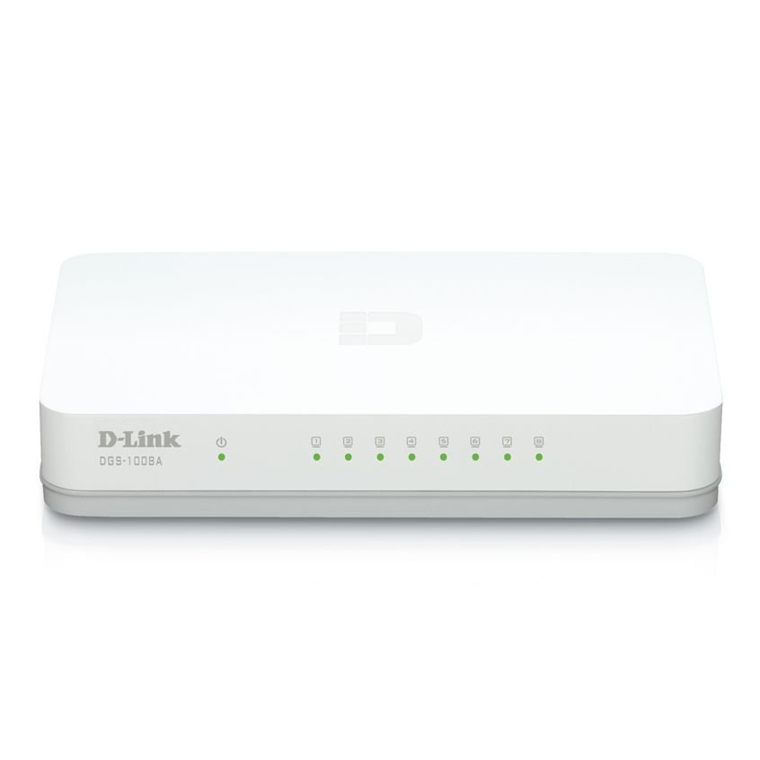 D-Link DGS-1008A 8-Port 10/100/1000 Unmanaged Switch