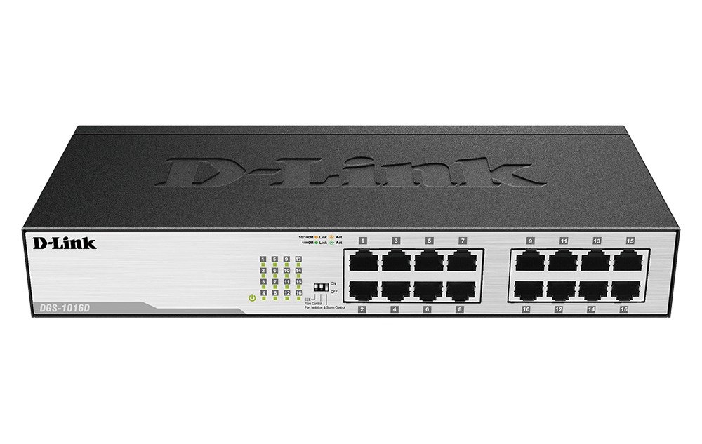 D-Link DGS-1016D 16-Port Gigabit Ethernet Switch