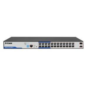 D-Link DGS-F1210-26PS-E 24-Port Gigabit Smart PoE+ Switch + 2 SFP
