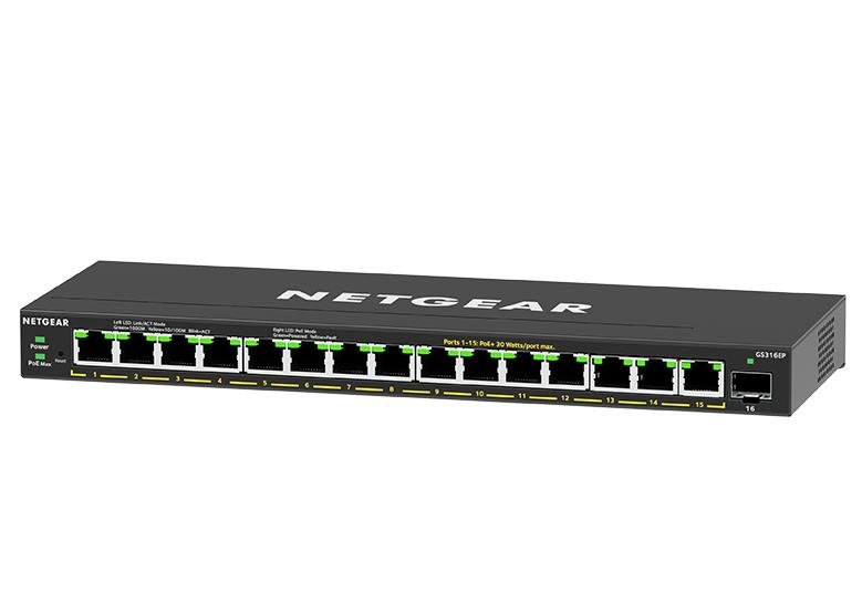 Netgear GS316EP 16 Port PoE+ Gigabit Ethernet Plus Switch