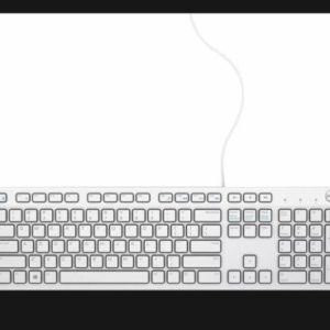 Dell KB216 Multimedia USB Wired Keyboard, White