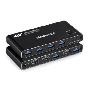 Simplecom KM420 2-Port HDMI KVM Switch with 4 x USB 3.0 Ports