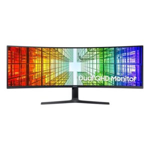 Samsung 49" Curved Dual QHD Monitor,32:9,2xHDMI,DP,USB-C,2xUSB,LAN,VESA