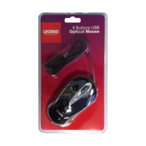 Legend MUSBOPT 6 Button USB Optical Mouse