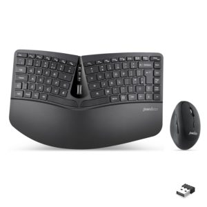 Perixx PERIDUO-606 Wireless 3-in-1 Combo with Ergonomic Mini Keyboard,Vertical M