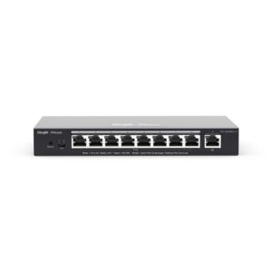 Ruijie Reyee 8 Port Gigabit POE+ +1-Port Gigabit Cloud Managed Switch,120W