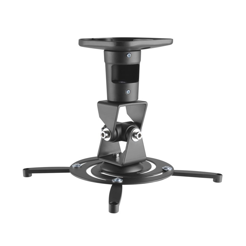 TiXX PM15B Aluminium Projector Ceiling Mount 15Kg Max. Black.