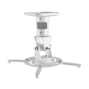 TiXX PM15W Aluminium Projector Ceiling Mount 15Kg Max. White.