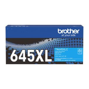 Brother TN-645XLC High Yield Cyan Toner, up to 4500 yield