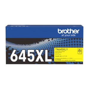 Brother TN-645XLY High Yield Yellow Toner, up to 4500 yield