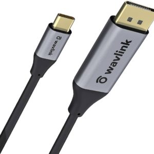 Wavlink WL-CADM3 USB-C to DisplayPort Male Cable, 1.8m
