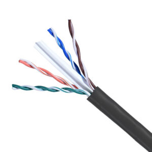 X2 Cable, Cat6, 305m, Pull Box with Reel, Black